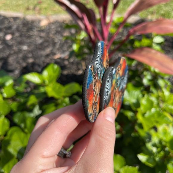 Tie Dye Safari Car Coaster Set | Animal Coaster Set - Picture 12 of 13